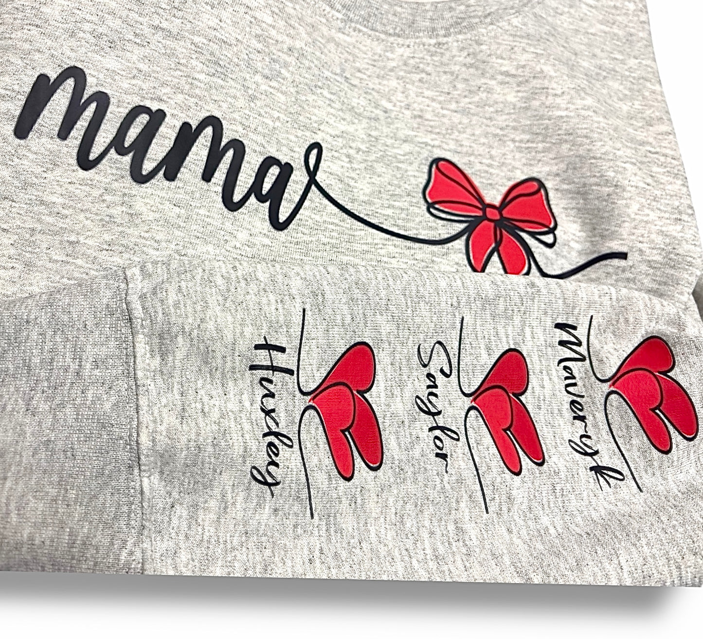 Custom Names Coquette Heart Tees💥 DLTPO *put title and name(s) in the note box*