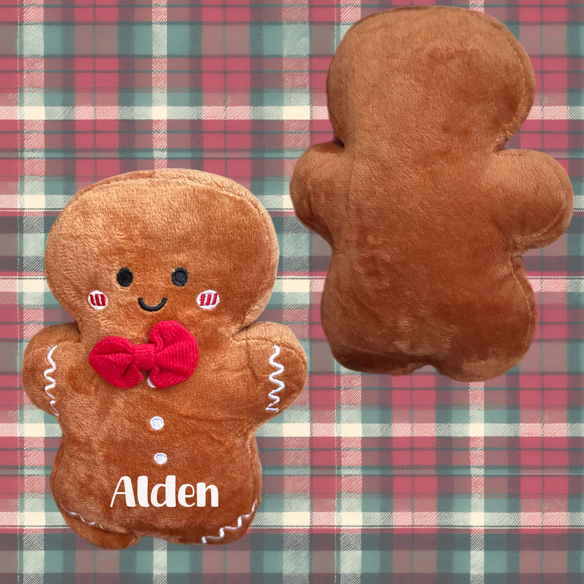 5.5-6.5" Gingerbread Personalized Plush!