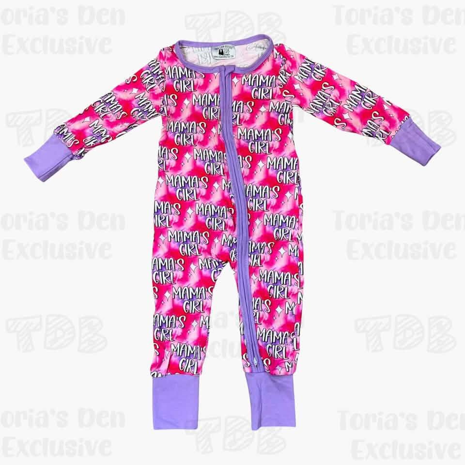 3T Bamboo Mama's Girl Exclusive Zippie *Ready to Ship!*