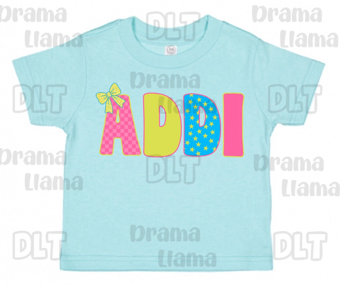 Create-Your-Own Multi-Print Tees | DLT + RR Collab | Put name/phrase/design in note box! | Pre-Order