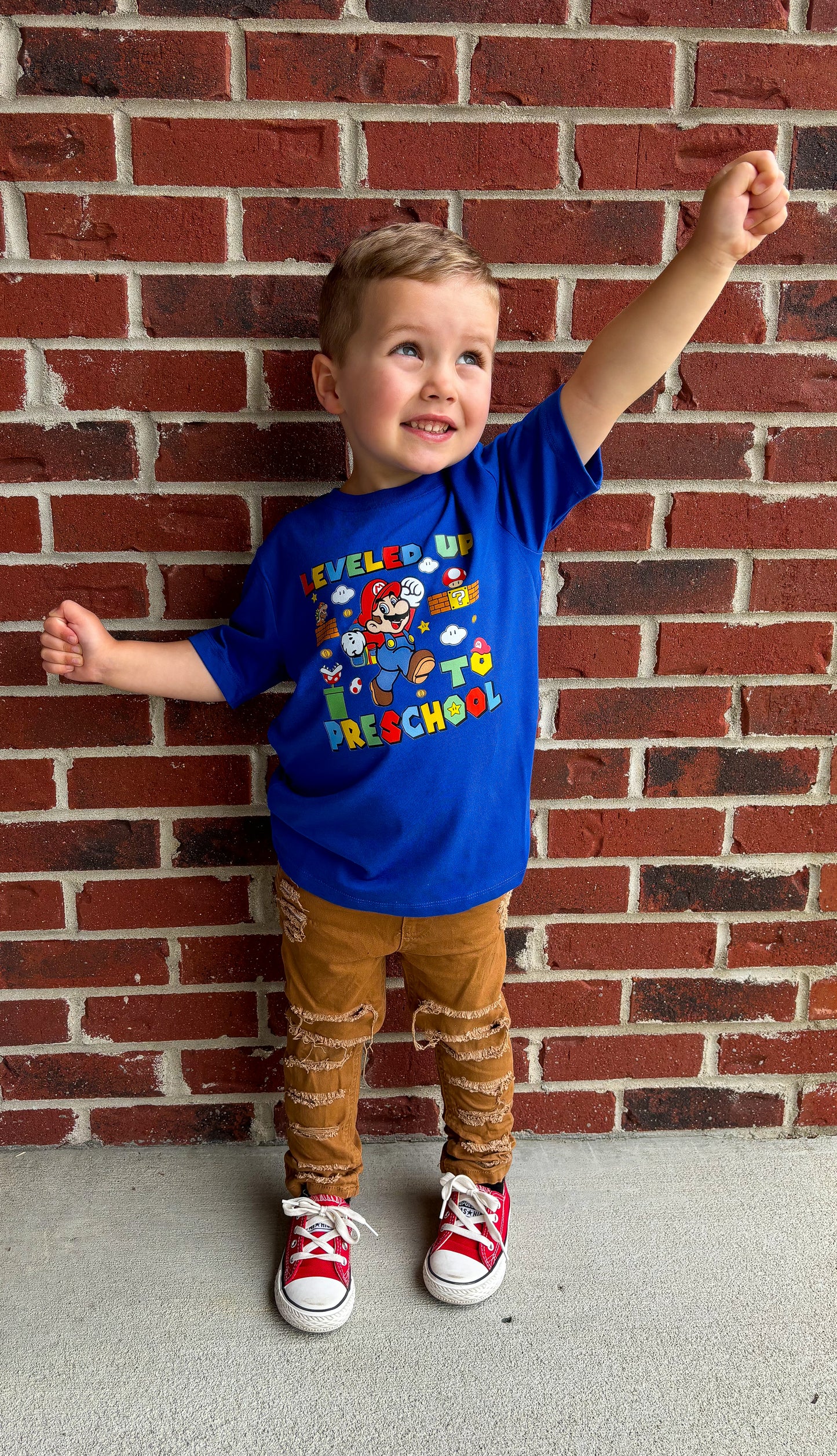 Leveled Up Super Bros Grade Tee *multiple color options* DLTPO