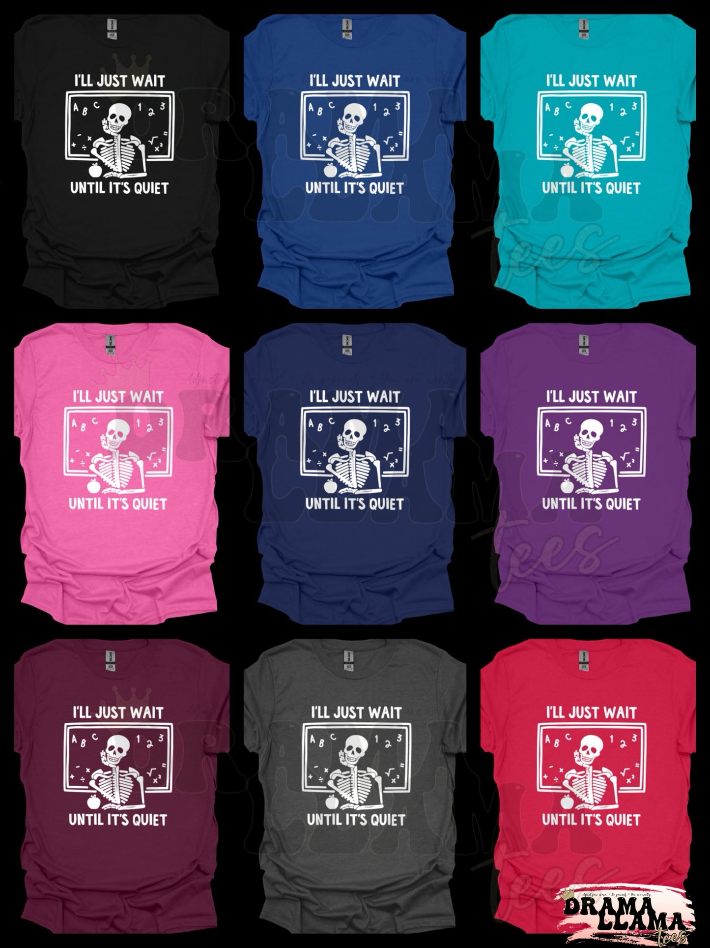 I'll Just Wait Until It's Quiet Adult Tee: DLTPO