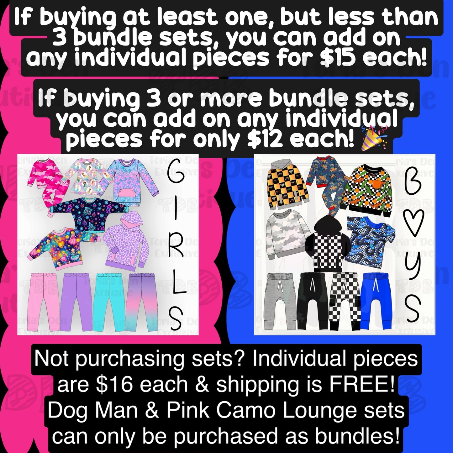 Build-A-Bundle (SETS ONLY LISTING): Limited Pre-Order DW | FREE SHIPPING