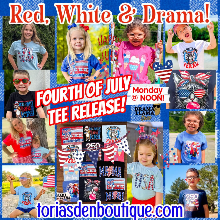 Red White & Drama! FOJ Tee Collection 2026