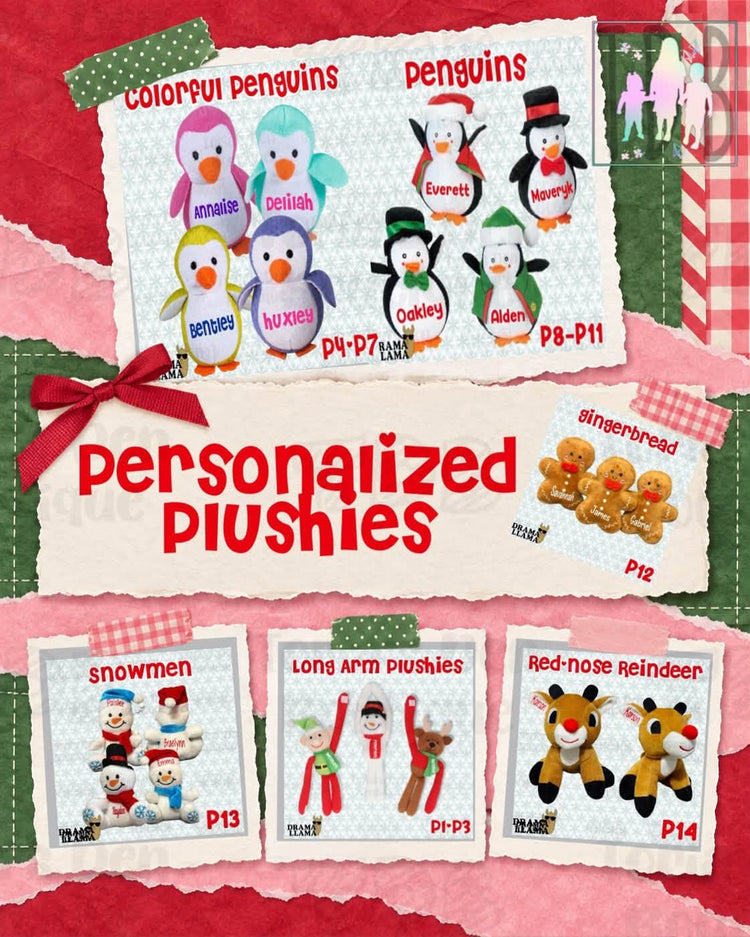 Christmas Personalized Plushies 2026