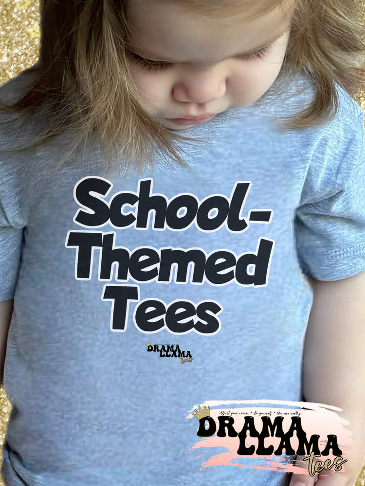 School-Themed Drama Llama Tees