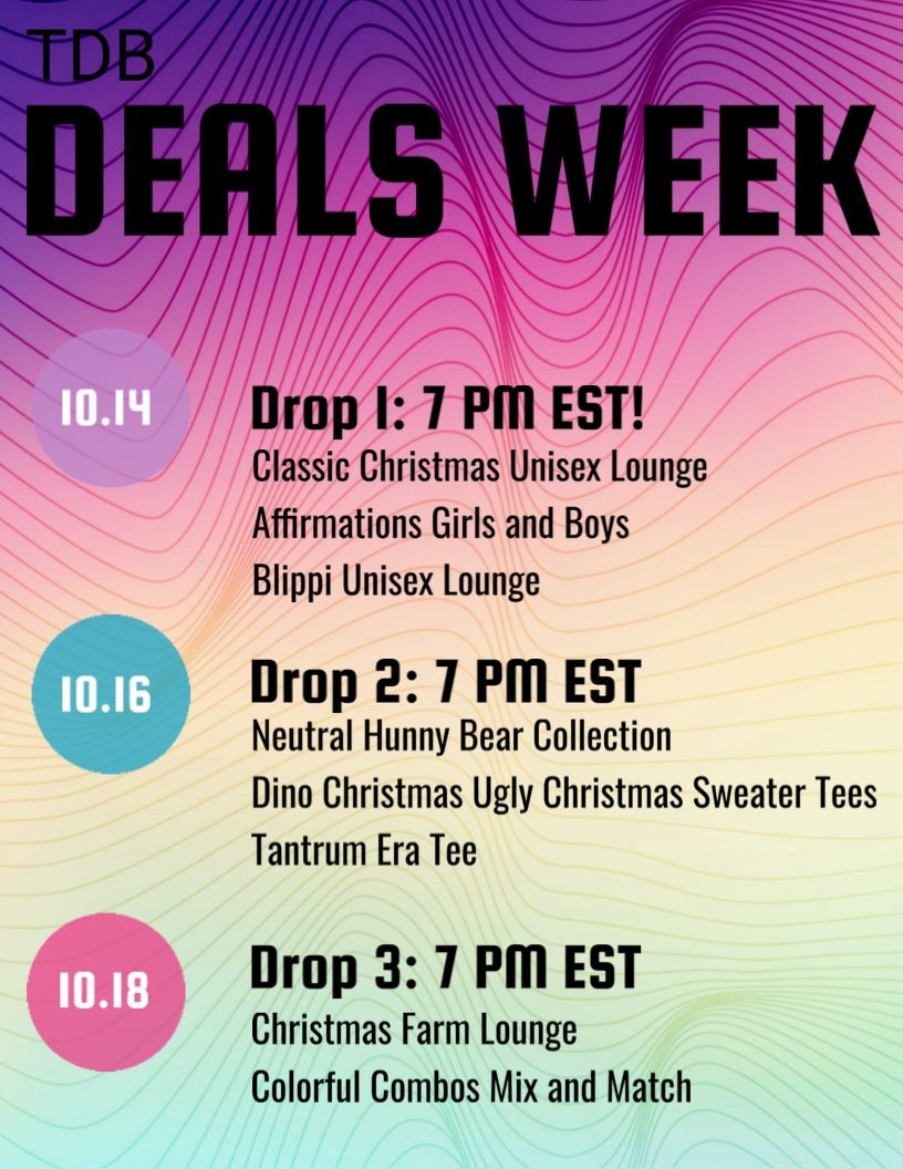 Deals Week! - Toria's Den Boutique | Drama Llama Tees