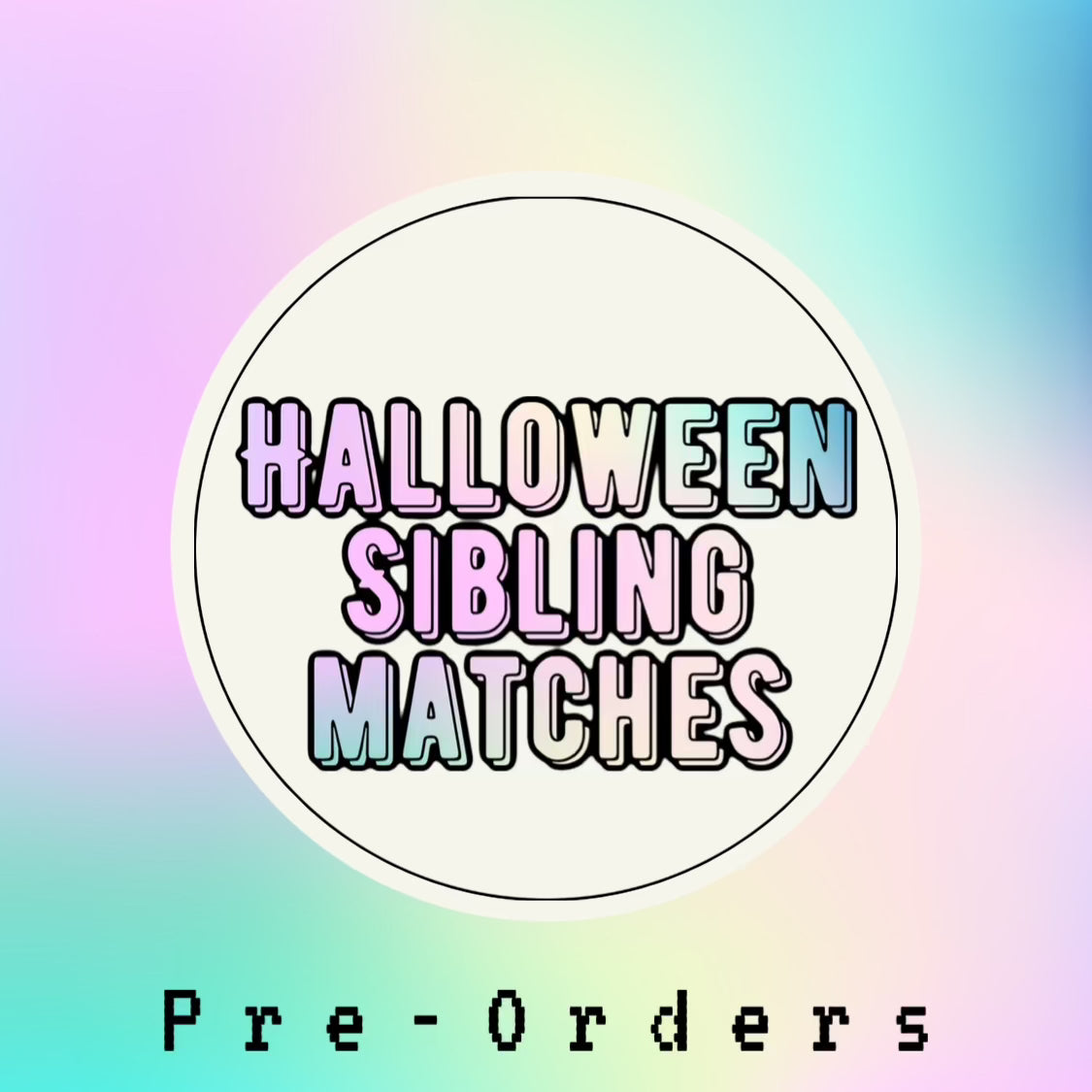 Halloween Sibling Coordinates