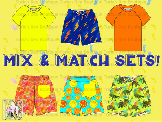 Mix and Match Solids + Trunks Collection!:TDB Exclusive Swim 2026 Pre-Order
