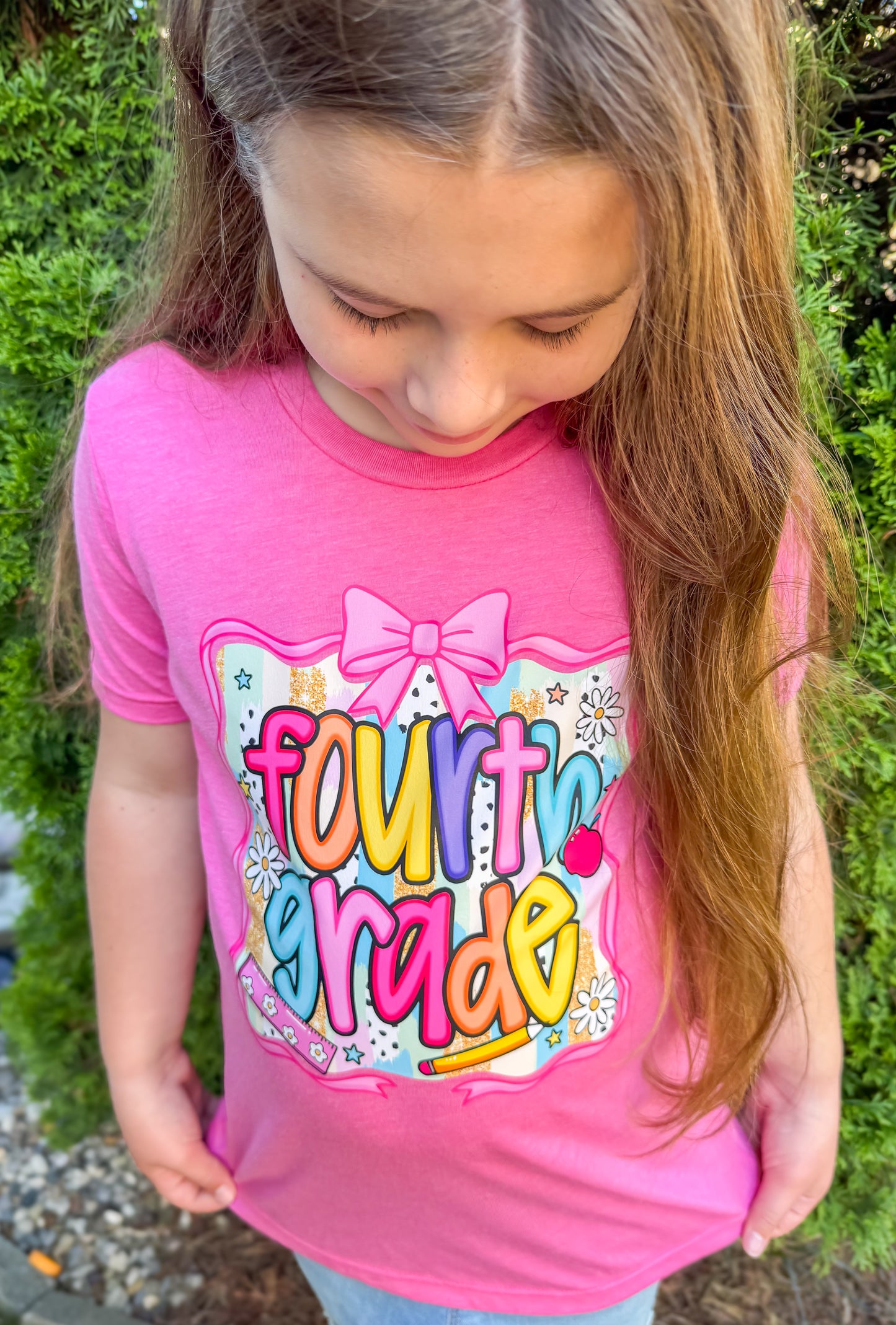 Colorful Ribbon Grades GILDAN SOFTSTYLE Youth Tees | Put GRADE in note box! Pre-K to 6th