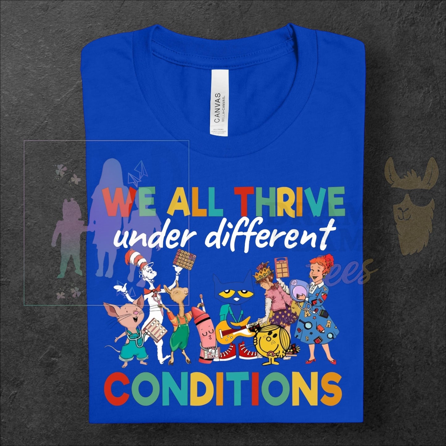 We All Thrive under Different Conditions ~ Reading Release: TDB Exclusives and Drama Llama Tees