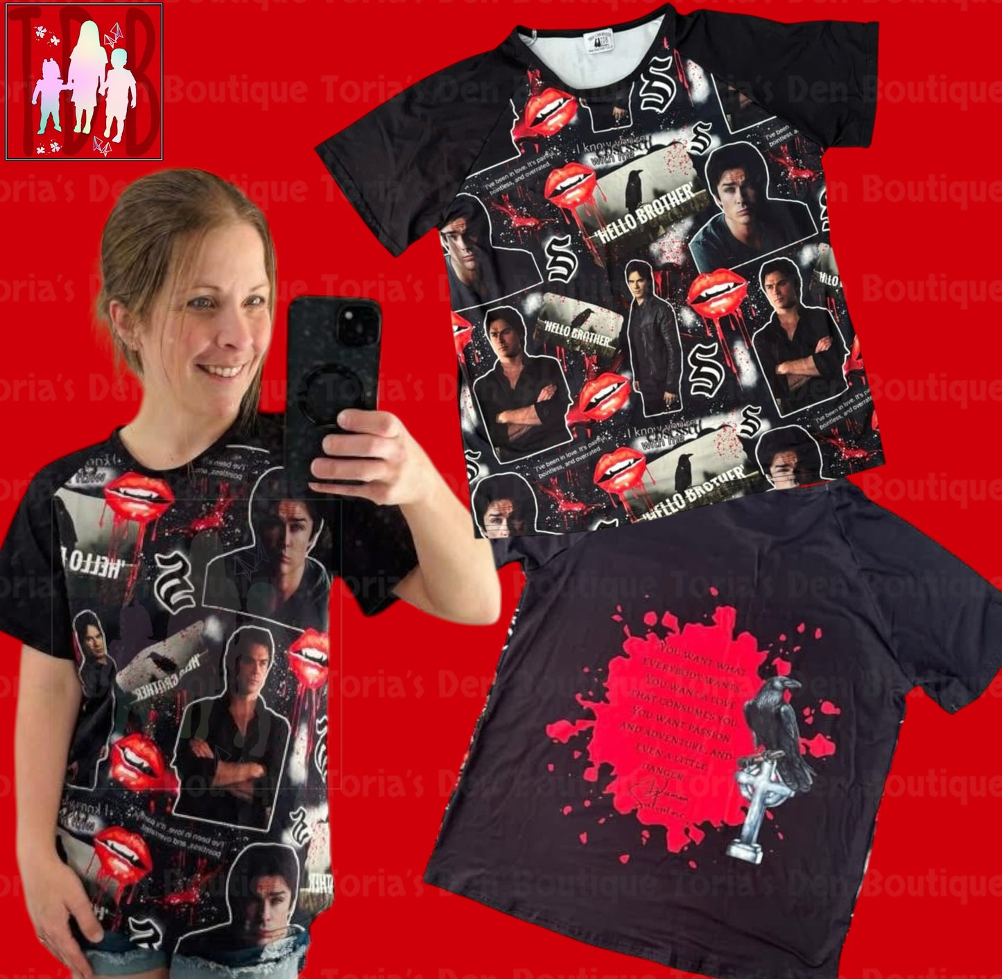 Hello, Brother 🐦‍⬛ TDB Exclusive Flip-Over Tee Pre-Order