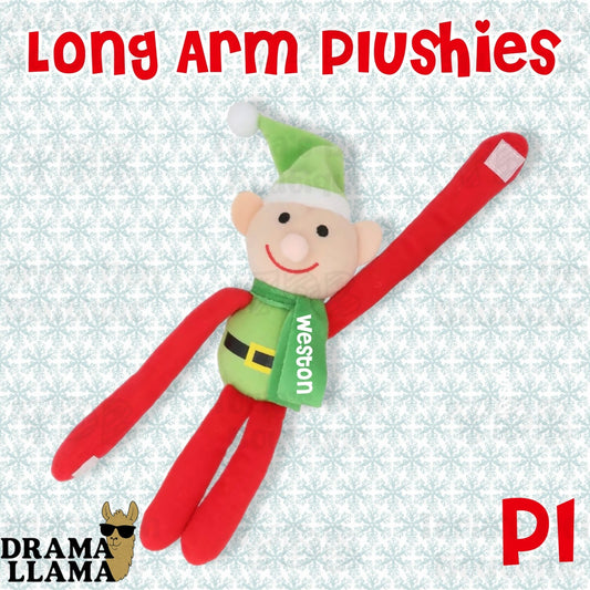 11" Long Arm  Personalized Plushies