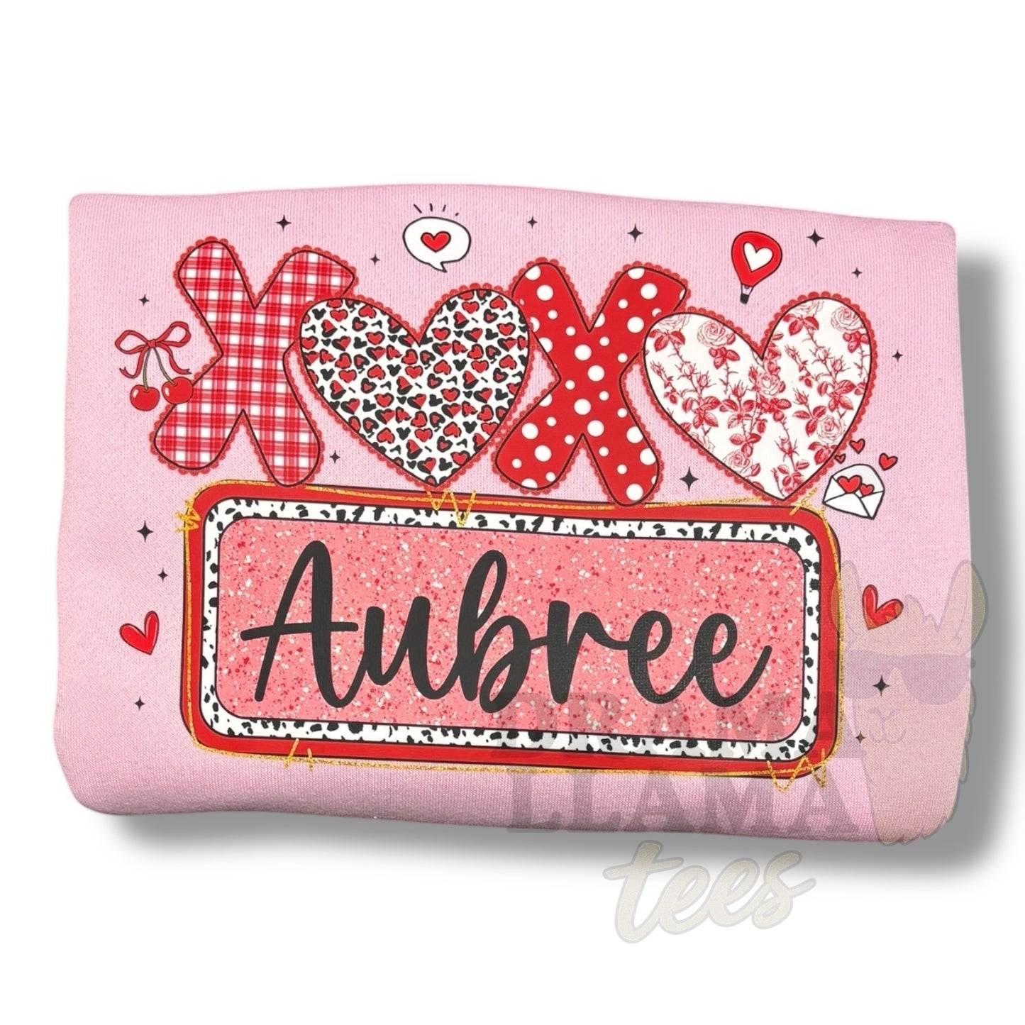 XOXO Personalized Girly Tees💥 DLTPO *put name in the note box*