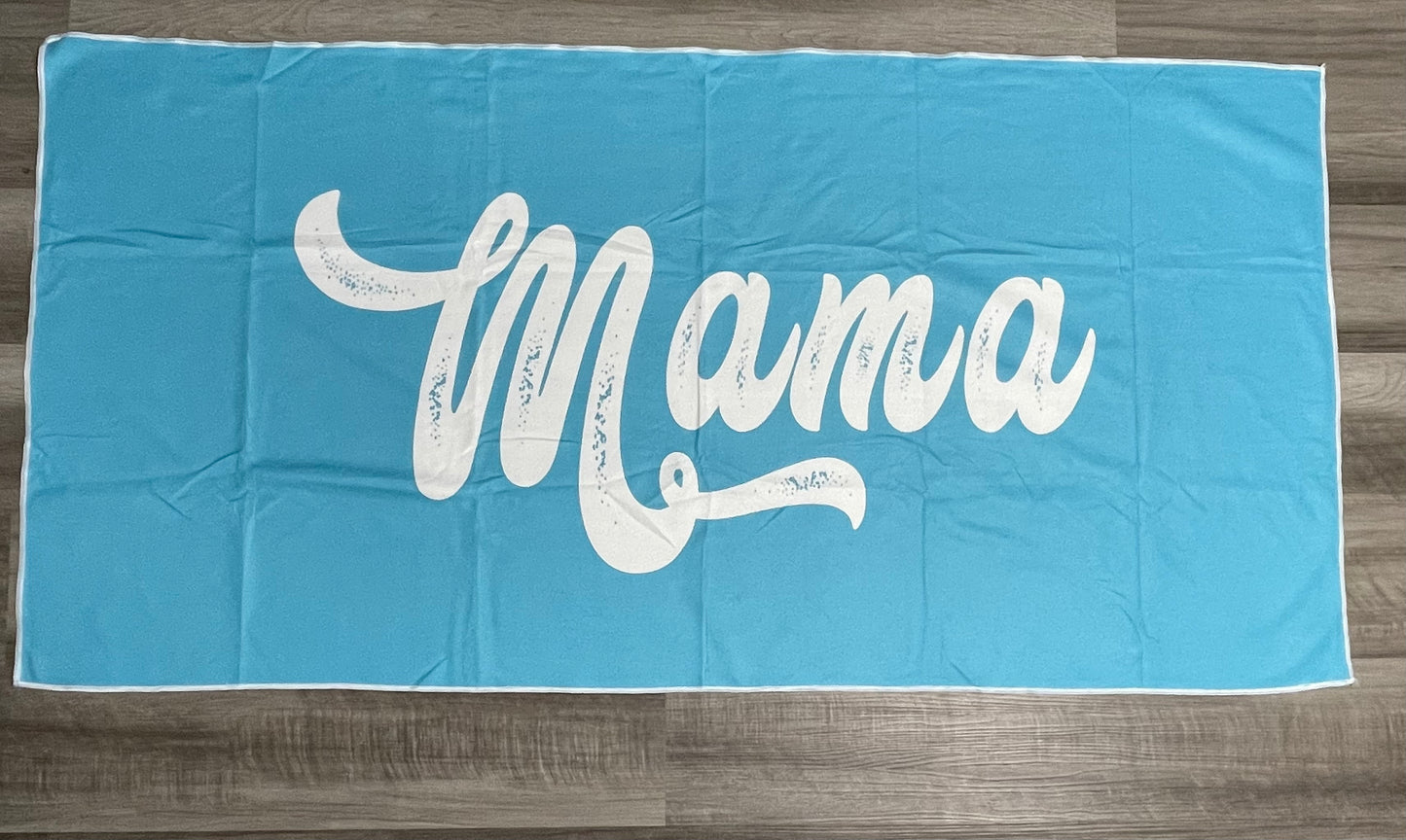 Customized Beach|Bath Towels (No Hood)- Mama's Boy