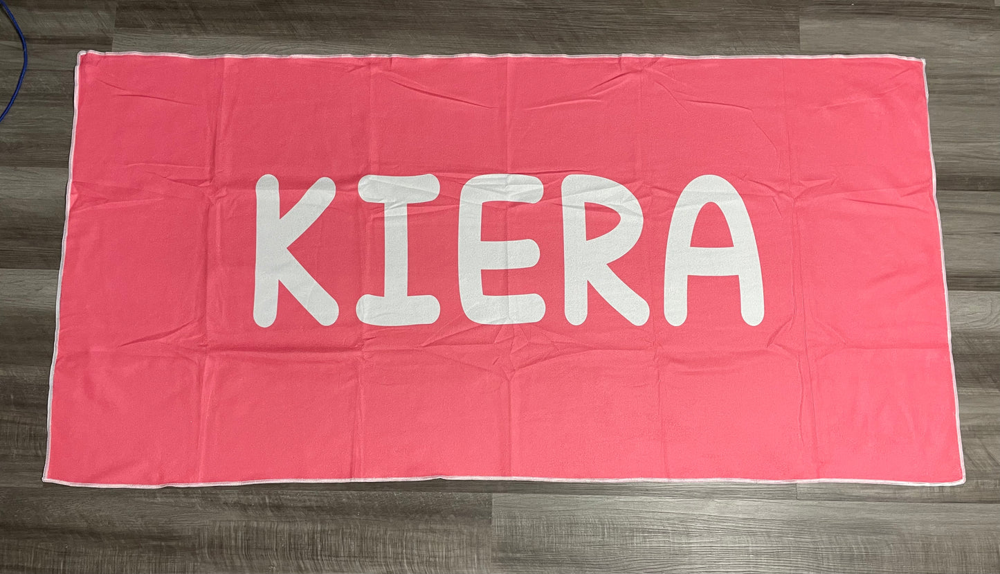 Customized Beach|Bath Towels (No Hood)- Mean Green 3