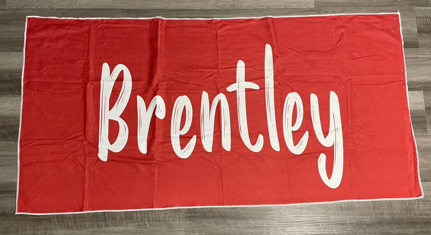 Customized Beach|Bath Towels (No Hood)- Mean Green 3