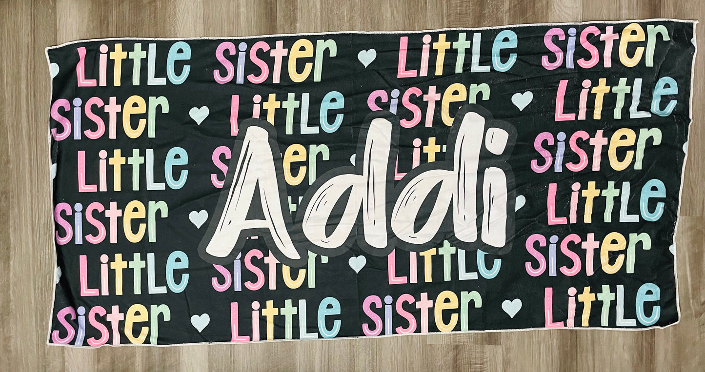 Customized Beach|Bath Towels (No Hood)- Mama's Girl