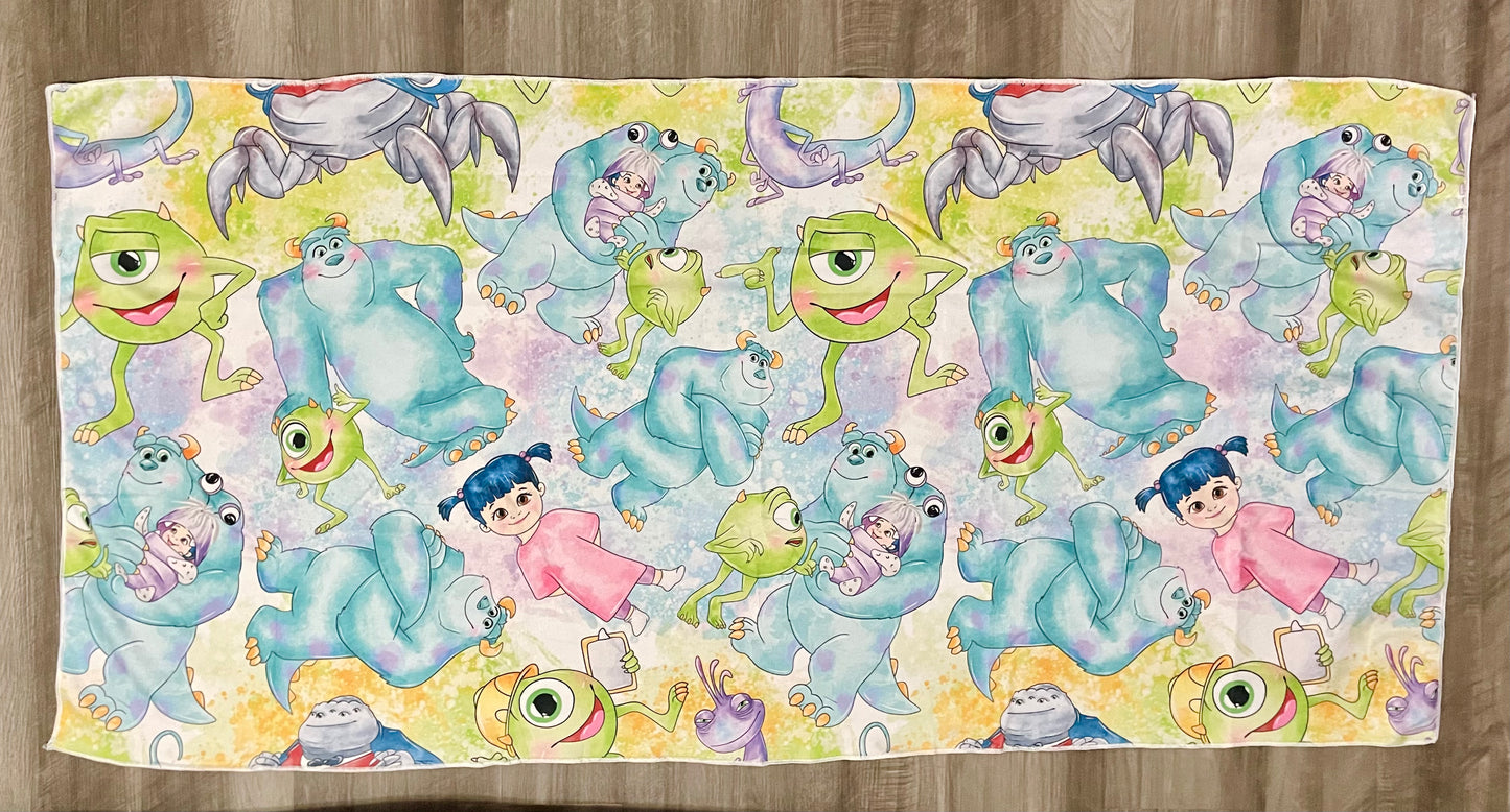 Customized Beach|Bath Towels (No Hood)- Mean Green 3