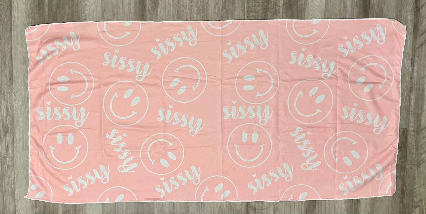 Customized Beach|Bath Towels (No Hood)- Smilies