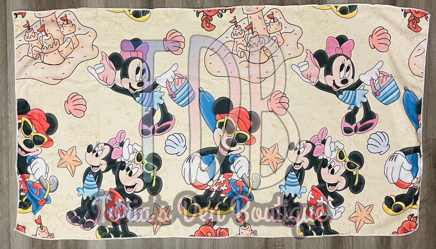 Customized Beach|Bath Towels (No Hood)- Mean Green 3