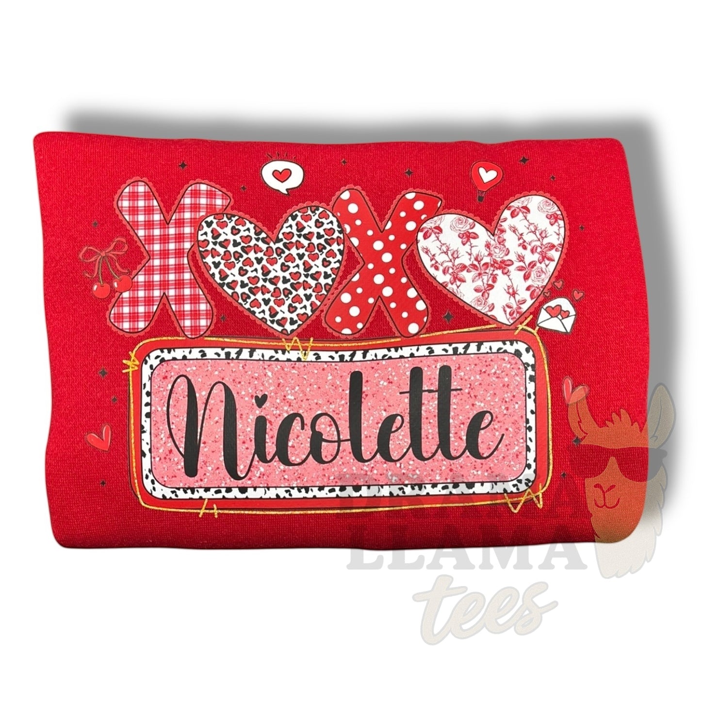 XOXO Personalized Girly Tees💥 DLTPO *put name in the note box*