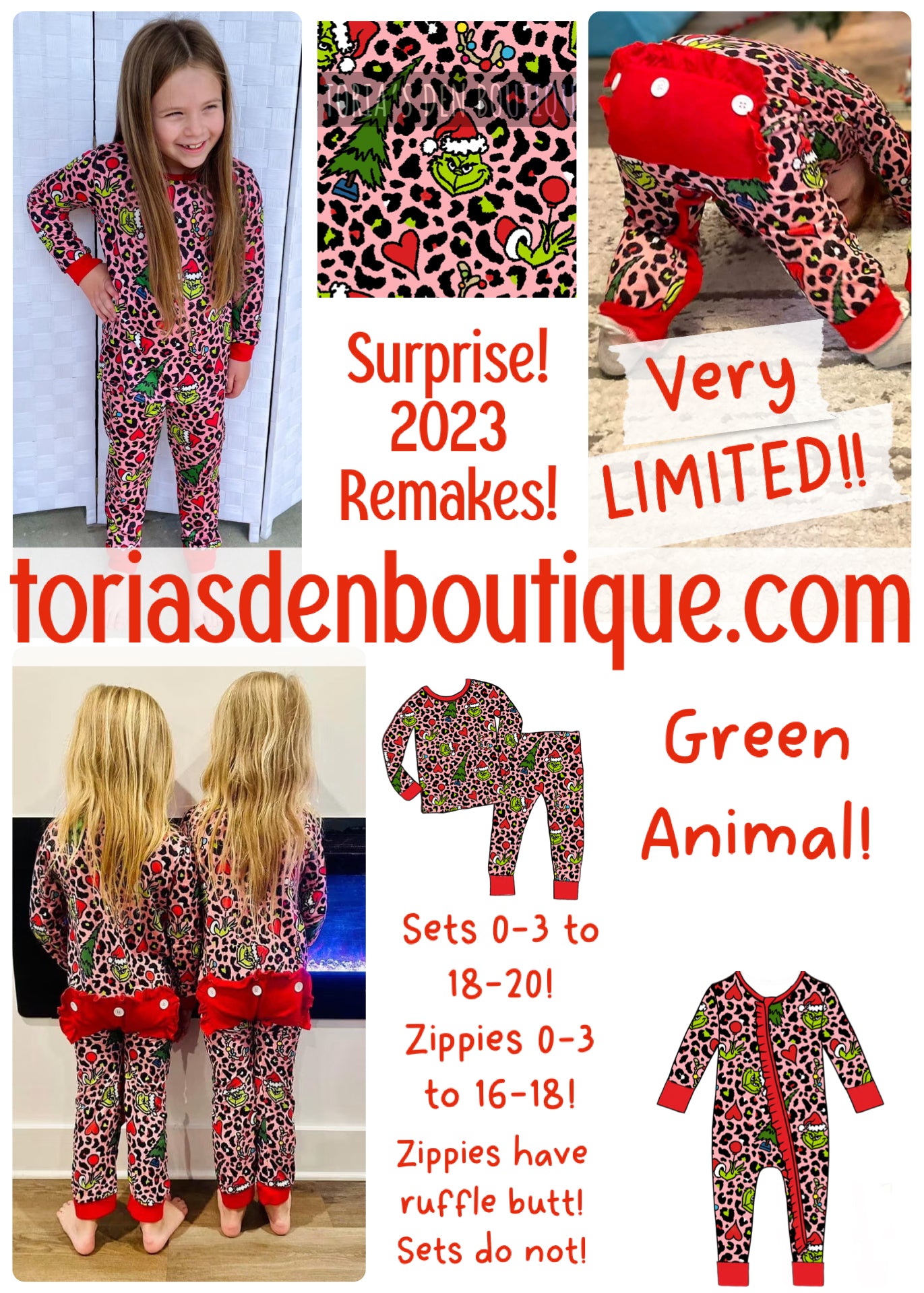 LIMITED! 2023 Green Animal Remakes: TDB Exclusive Pre-Order