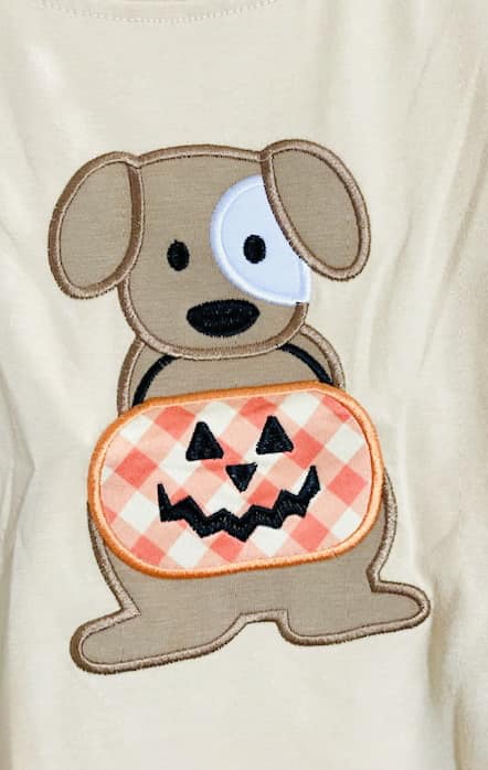 ʀᴇᴀᴅʏ ᴛᴏ ꜱʜɪᴘ! Embroidered Pumpkin Pup Set