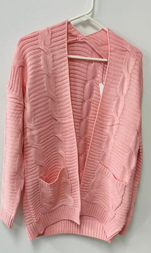 SMALL ʀᴇᴀᴅʏ ᴛᴏ ꜱʜɪᴘ! Women's Cardigan (Pink)