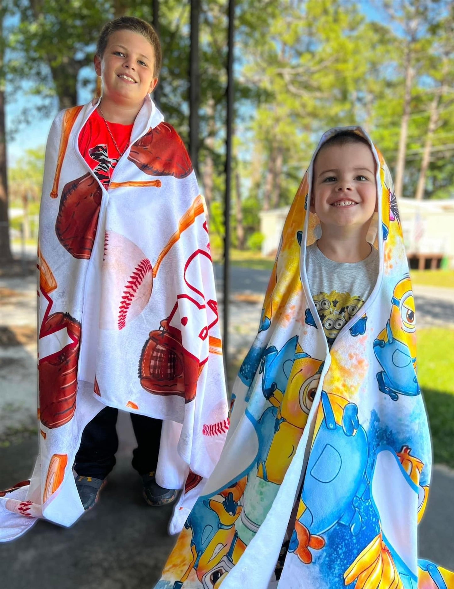 Customized Hooded Bath Towels (3 Sizes)- 90's Babies