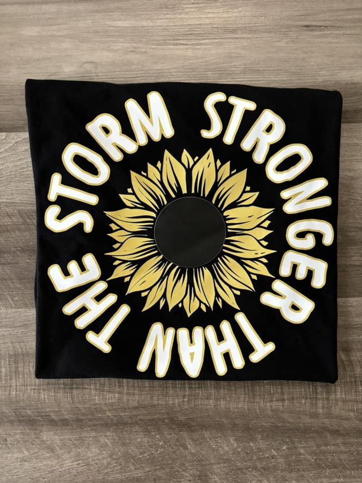 Adult Large   Stronger Than the Storm Adult Tee: Ready to Ship