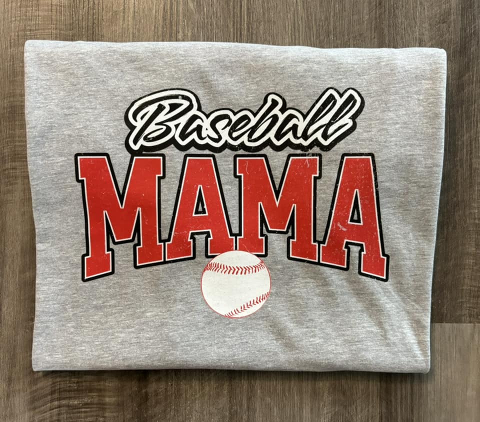 Baseball Mama! Adult Tee *Multiple Color Options Available*