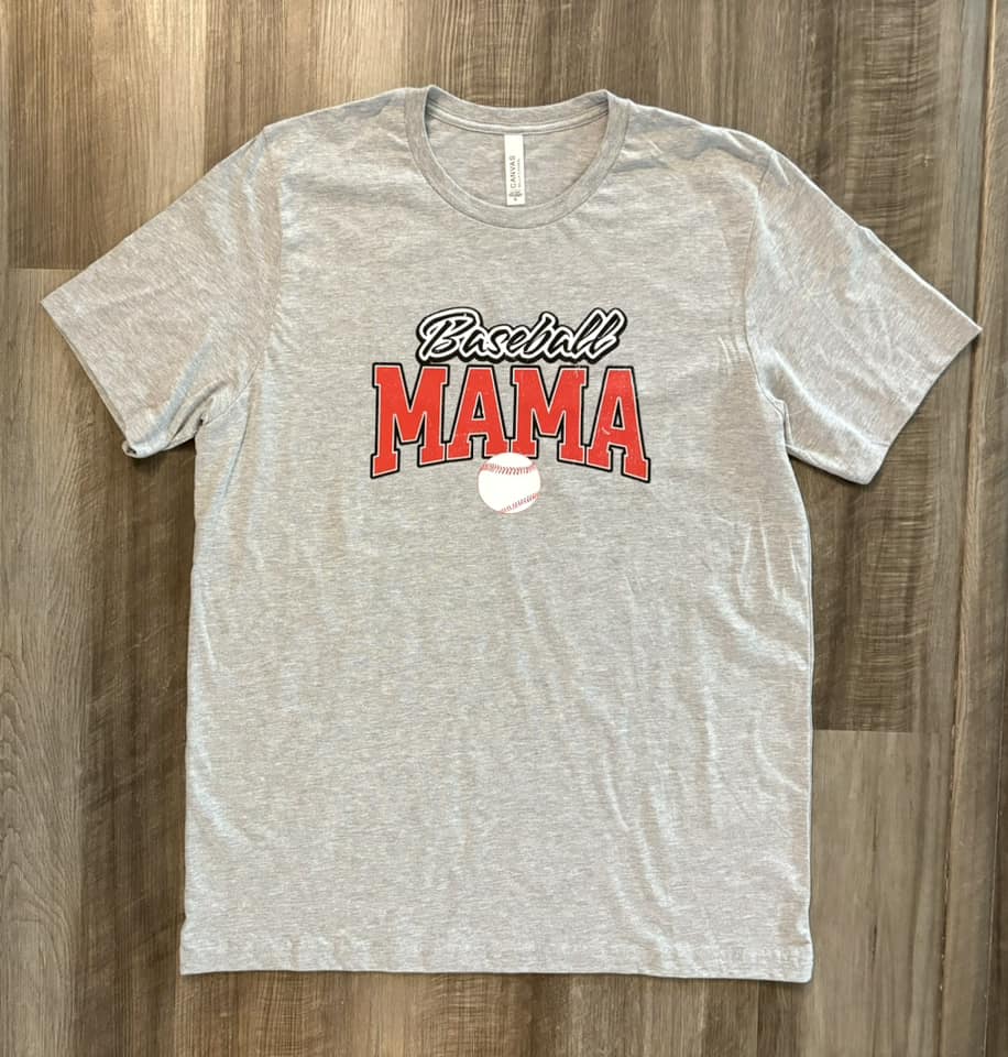 Baseball Mama! Adult Tee *Multiple Color Options Available*