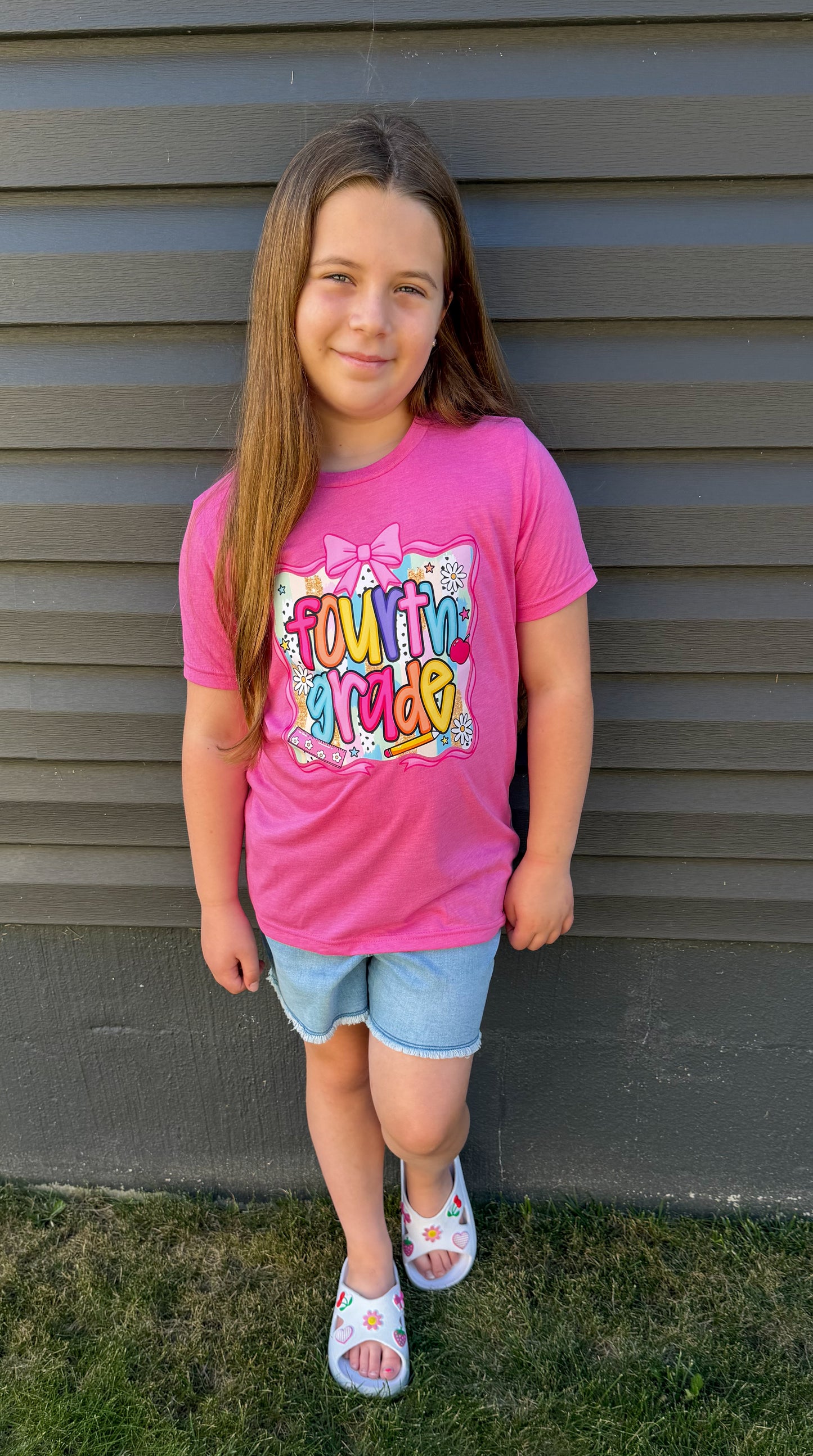 Colorful Ribbon Grades GILDAN SOFTSTYLE Youth Tees | Put GRADE in note box! Pre-K to 6th