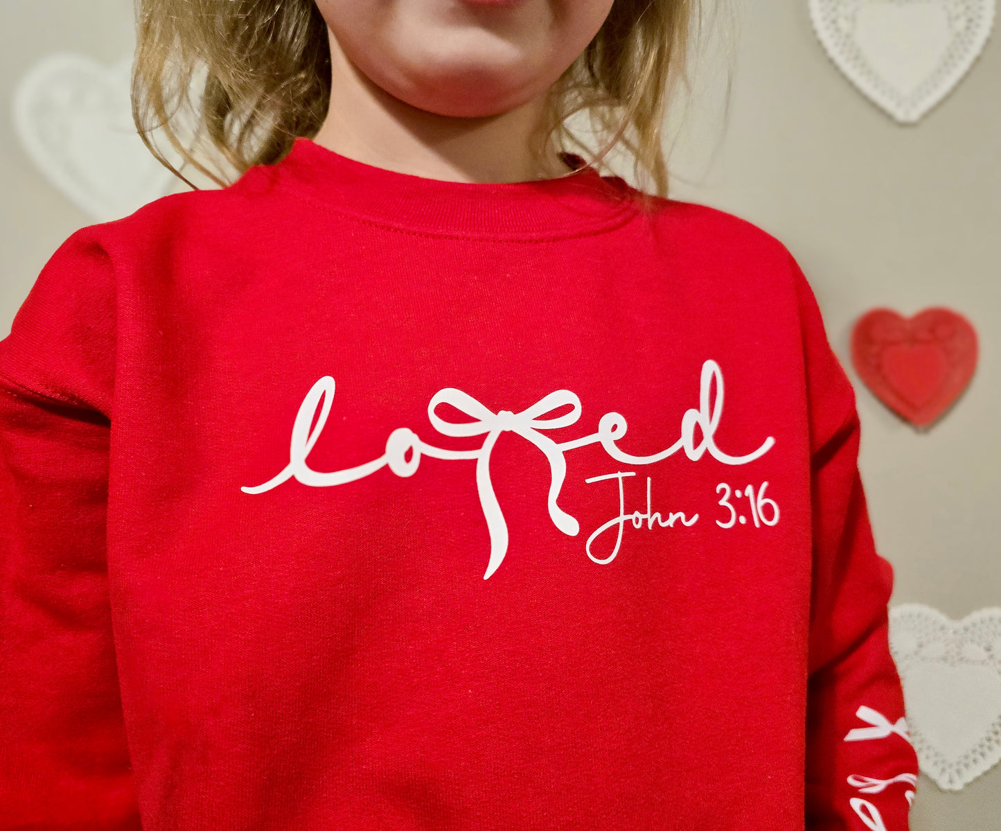 Loved John 3:16 Coquette Customizable Tees💥 DLTPO *put any requested changes in the note box*