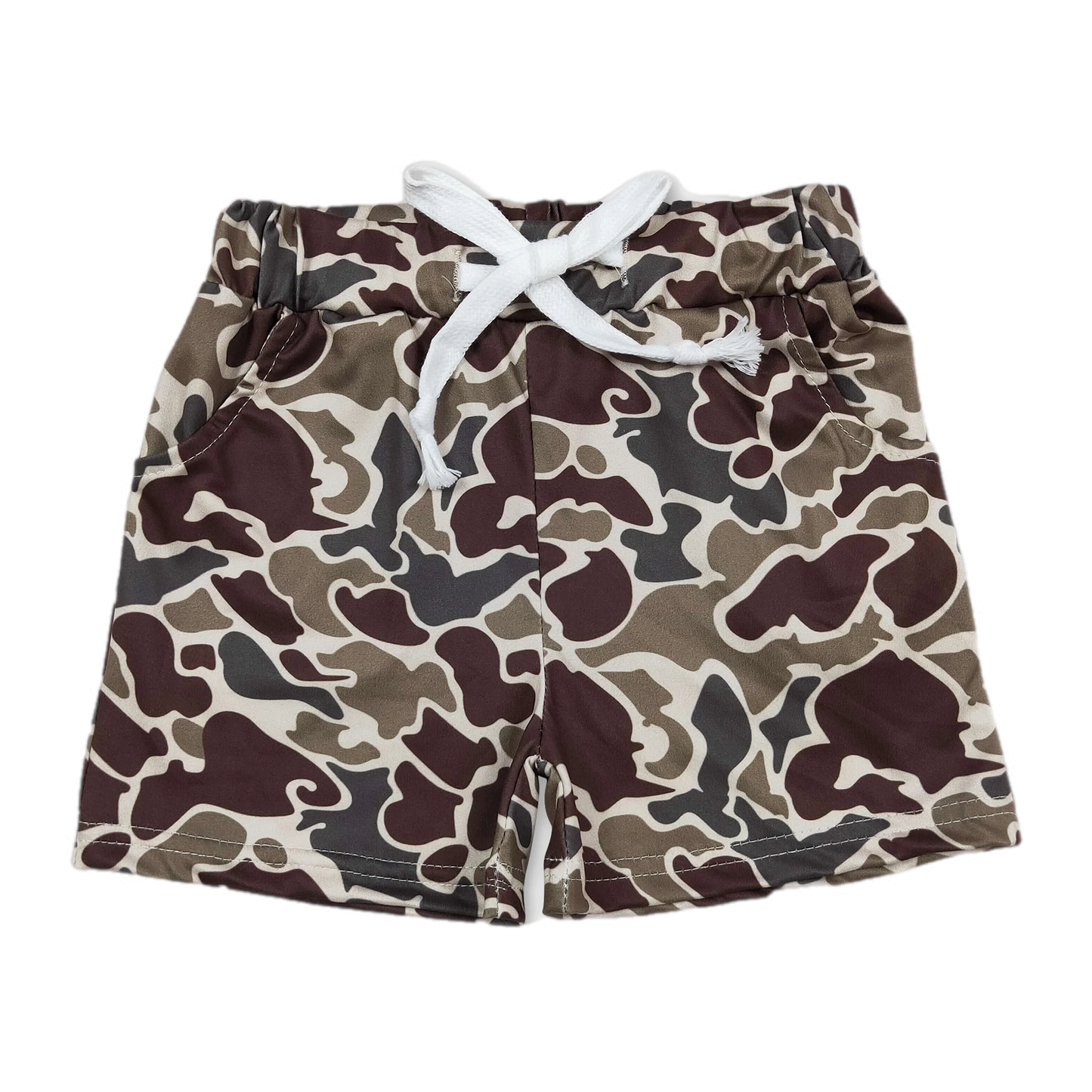 ᴡᴇᴇᴋʟʏ ᴘʀᴇ ᴏʀᴅᴇʀ Boys Camo Pocket Shorts (Size Up One!)