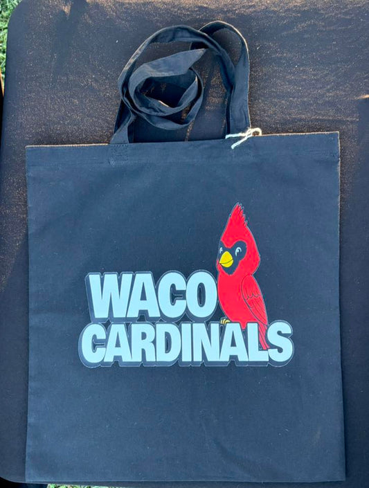 $3 at checkout! Waco Cardinals 15x16" Canvas Tote: Ready to Ship *SALE*