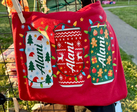 $6.25 at checkout! Adult Large Trendy Drink Christmas Short Sleeve Tee: Ready to Ship *SALE*