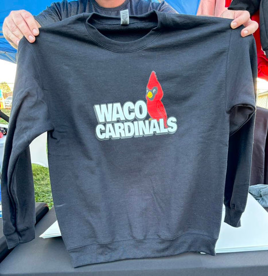 $6.25 at checkout! Adult Medium Adult Large Waco Cardinals Crewneck: Ready to Ship *SALE*