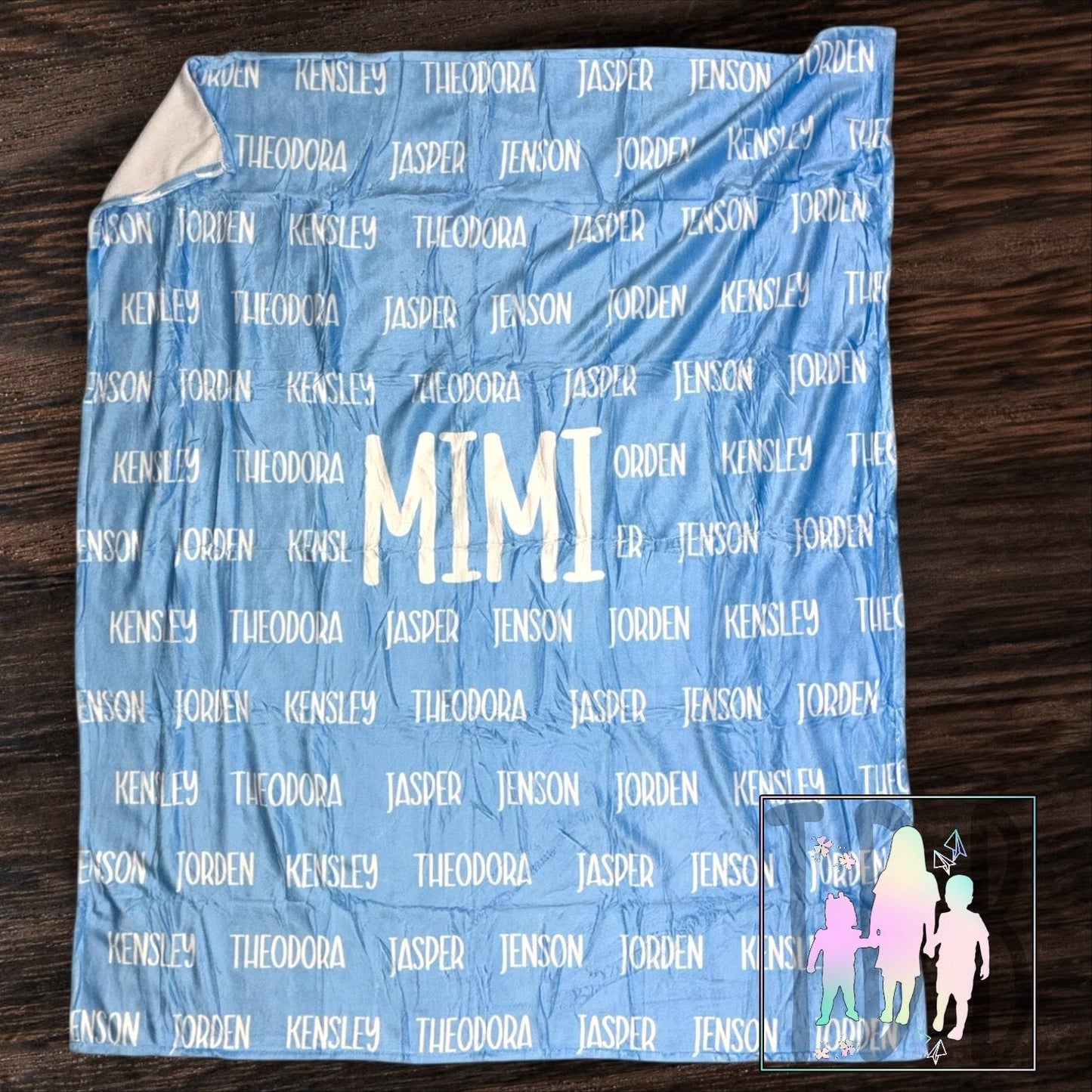Personalized Items ~ Big Word/Small Words Blankets ~