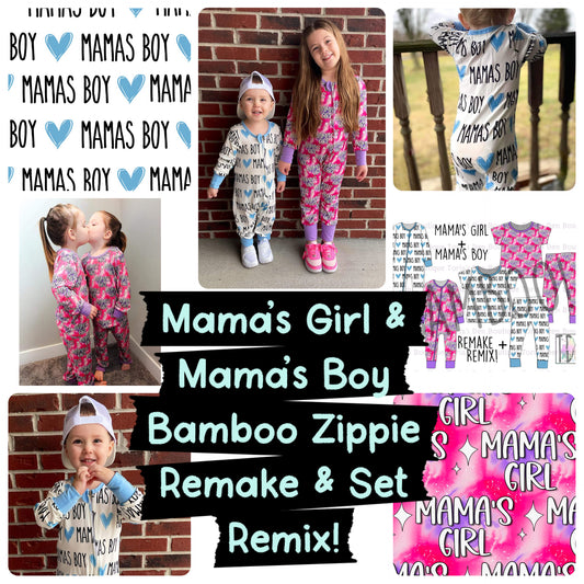 Second Chance!: Mama's Girl + Mama's Boy BAMBOO Lounge Sets & Zippies: Zippies REMAKE, Sets REMIXX! Pre-Order | Shipping is FREE at checkout!
