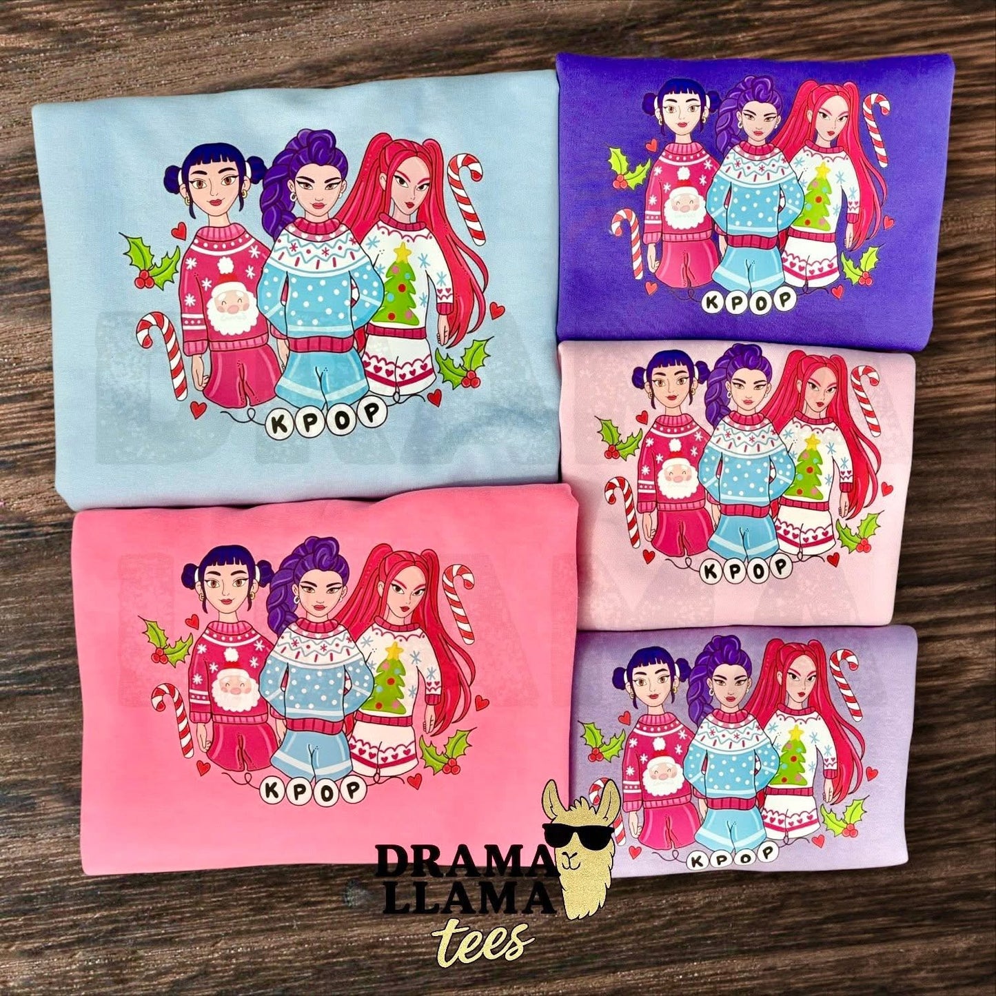 K💥 Christmas Tees/Sweatshirt (Multiple Color Options!): DLTPO