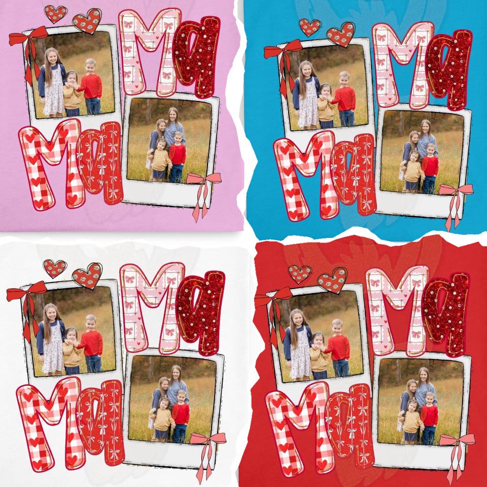 Mama/Nana/Mimi/Gigi (only) Photo Tees Customized💥 DLTPO *upload photos to listing!*
