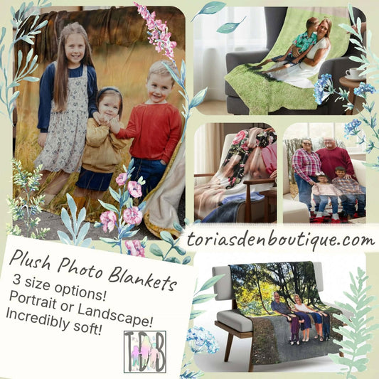 Personalized Items ~ Photo Blankets ~ Upload Photo or Email it!