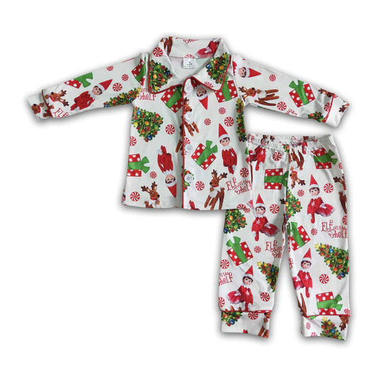 ᴡᴇᴇᴋʟʏ ᴘʀᴇ ᴏʀᴅᴇʀ Christmas Shelf Elf Button Up Lounge