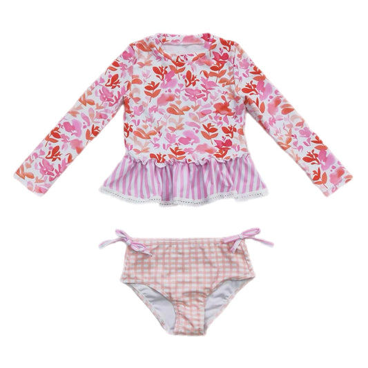 ᴡᴇᴇᴋʟʏ ᴘʀᴇ ᴏʀᴅᴇʀ Swim- Watercolor Ruffle and Plaid