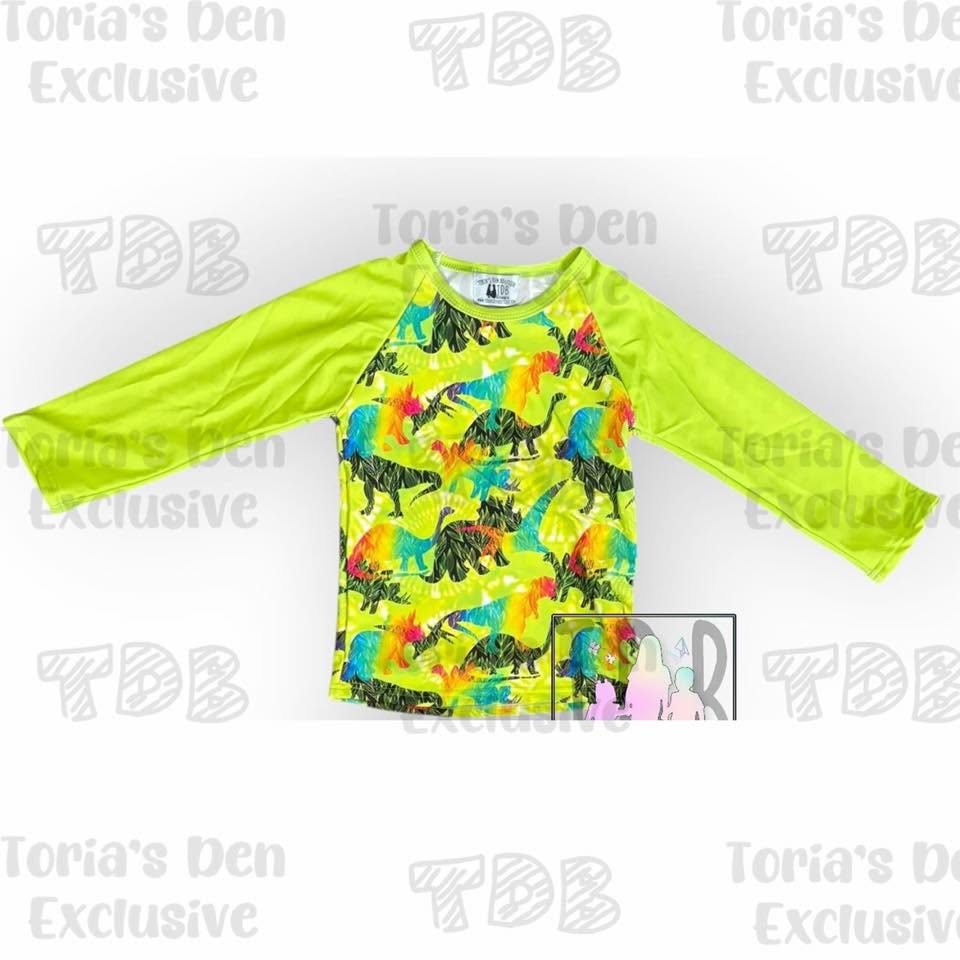 Dino Swim Rashguard, TDB Exclusive Swim: Ready to Ship