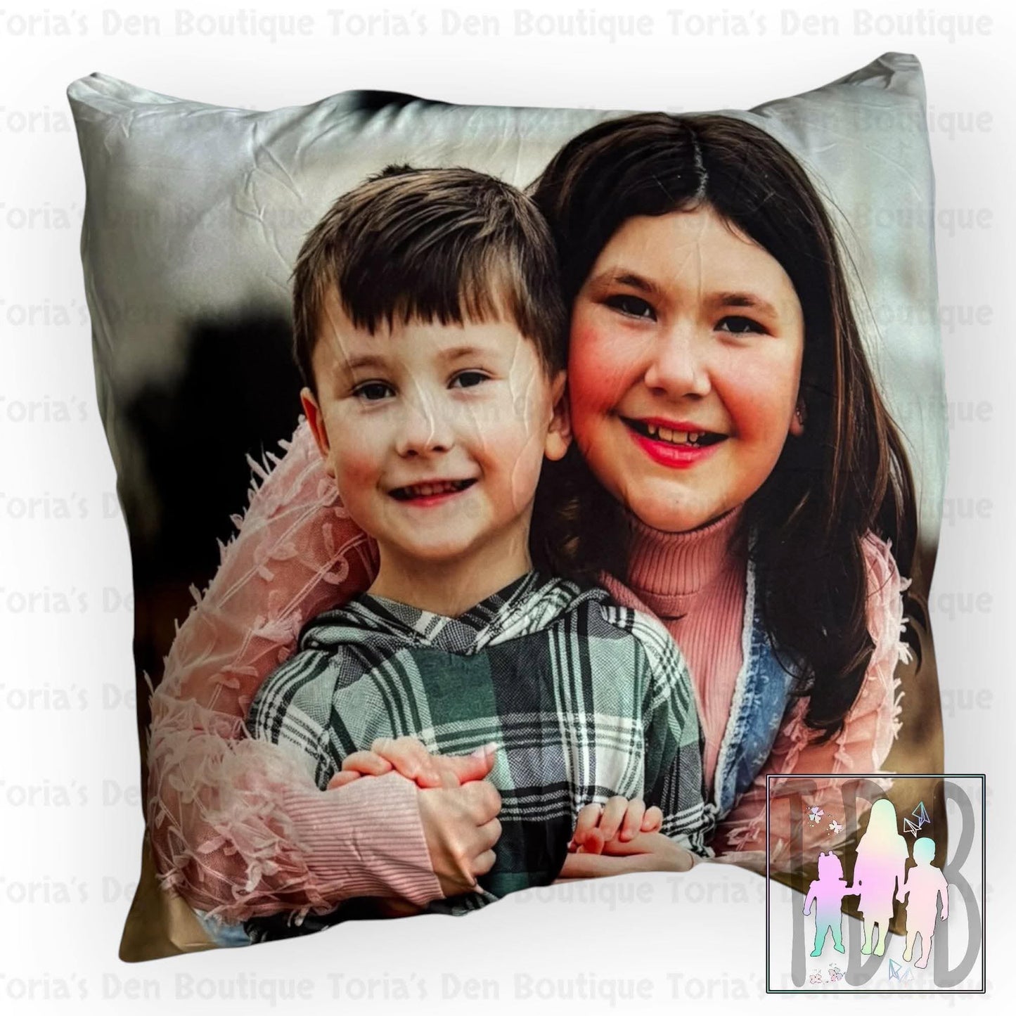 Photo Throw Pillow Cases 18x18" | Bundle & Save! | Email Photos After Submitting Order