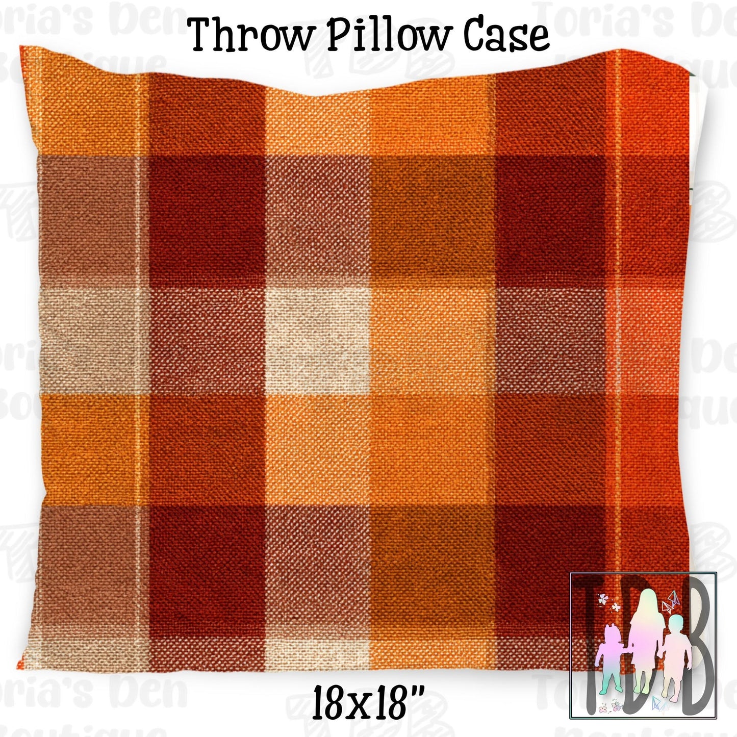 Photo Throw Pillow Cases 18x18" | Bundle & Save! | Email Photos After Submitting Order