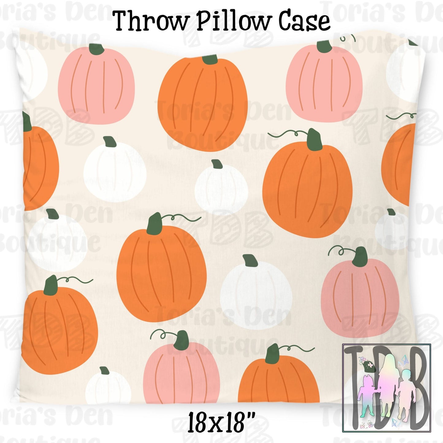 Photo Throw Pillow Cases 18x18" | Bundle & Save! | Email Photos After Submitting Order